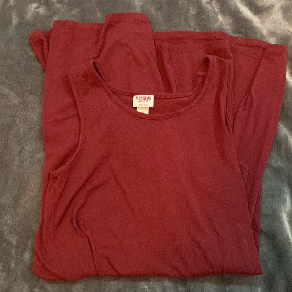 short burgundy dress